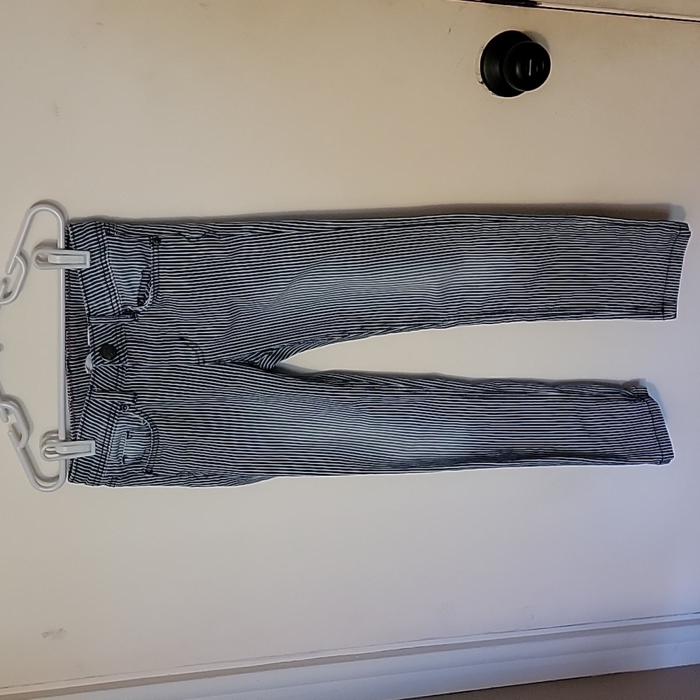 Kids Skinny Pinstripe Jeans, H&M, Size 5-6